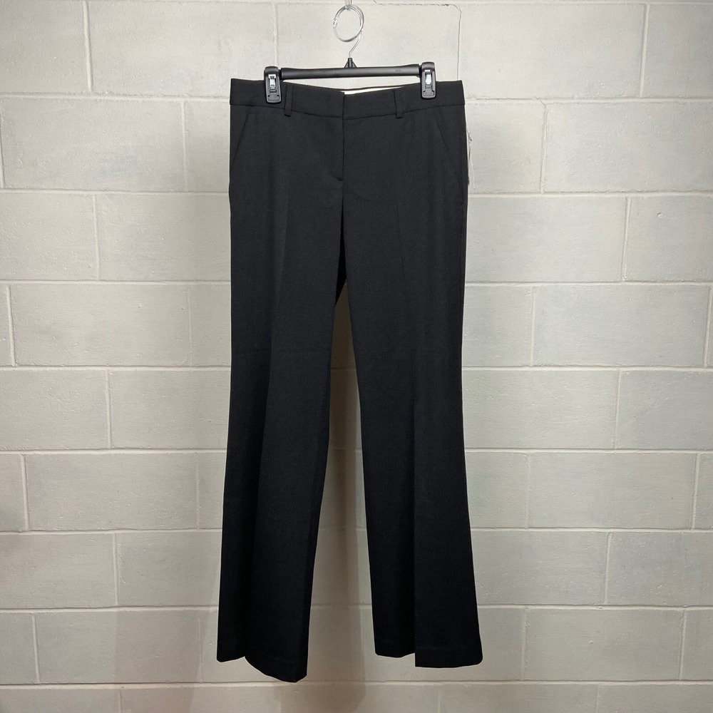 Theory Emery Trousers Dark Charcoal Laureate Career Dress Pants Size 10